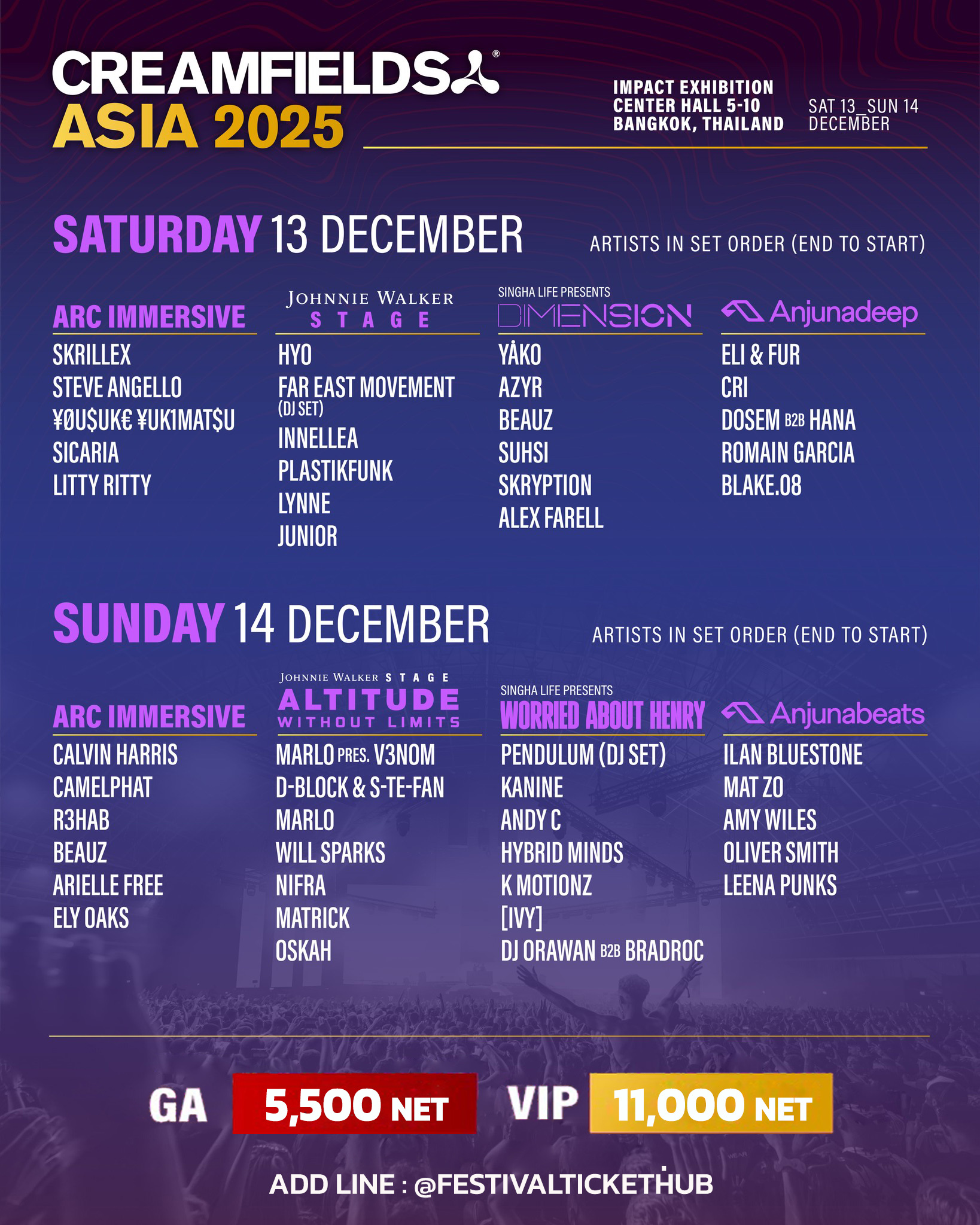 🚨Creamfields Asia